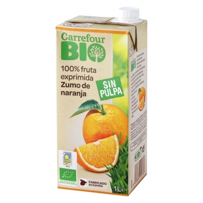 zumos naranja producto bio carrefour