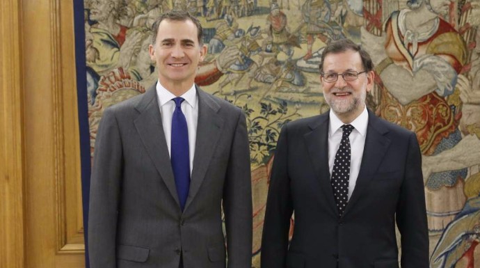 El Rey con Rajoy.