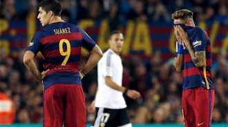 Manotazo e insultos de Neymar: el Barça de los 