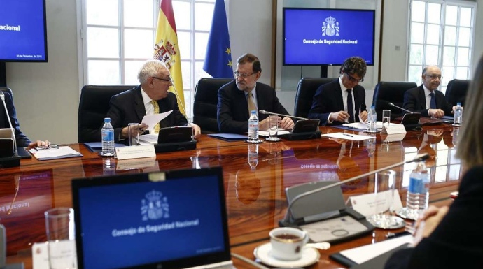 Rajoy preside una reunión del Consejo de Seguridad Nacional