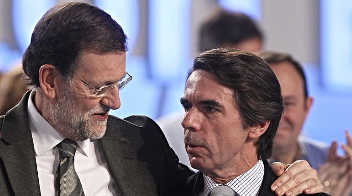 El desencuentro entre Mariano Rajoy y José María Aznar ya ni siquiera se disimula.