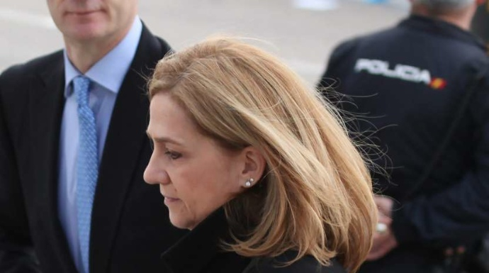 La Infanta Cristina e Iñaki Urdangarin a su llegada al juicio 