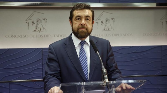 El diputado de Ciudadanos, Miguel  Gutierrez