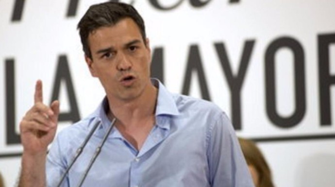 El líder de los socialistas Pedro Sánchez.