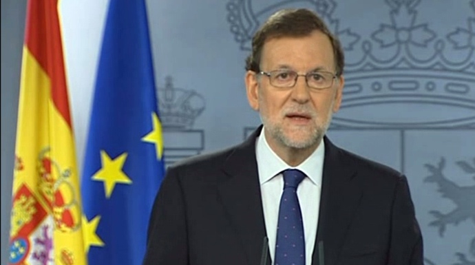Rajoy lee una declaración institucional tras conocerse el triunfo del Brexit