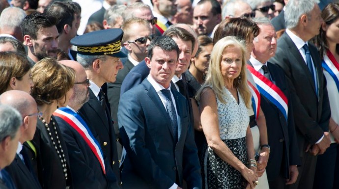 Manuel Valls y la ministra de Sanidad, Marisol Touraine.