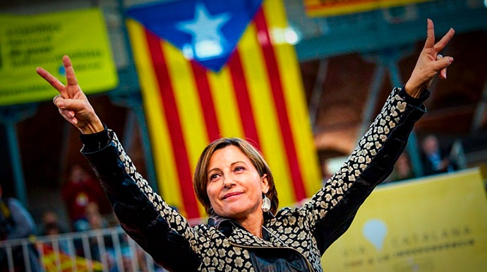 La presidenta del Parlament de Cataluña, Carmen Forcadell.