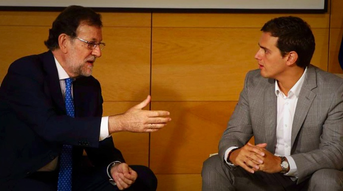 La cosa no pinta nada bien entre los de Rajoy y Rivera.