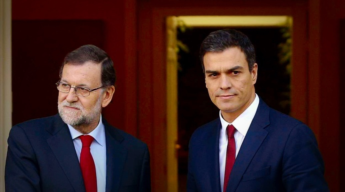 Pedro Sánchez persigue la cabeza de Mariano Rajoy.