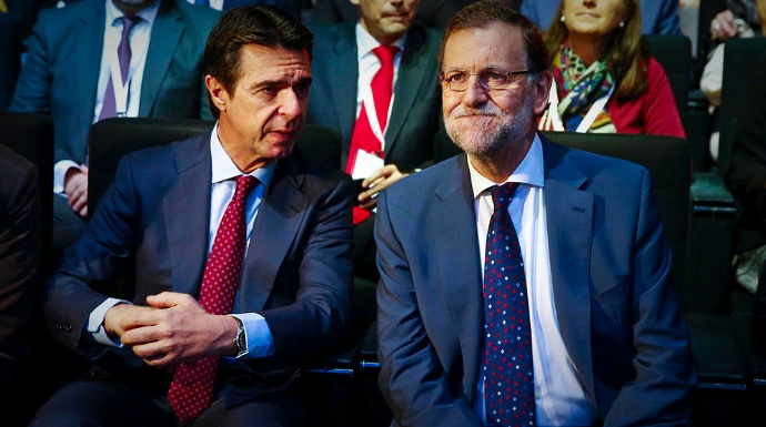 José Manuel Soria y Mariano Rajoy, en una imagen de archivo.
