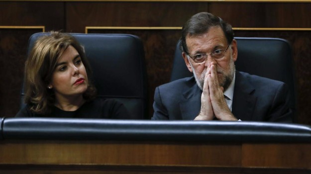 La siempre fiel vicepresidenta de Rajoy.