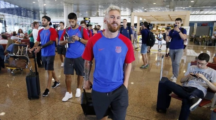 Leo Messi en Barcelona.