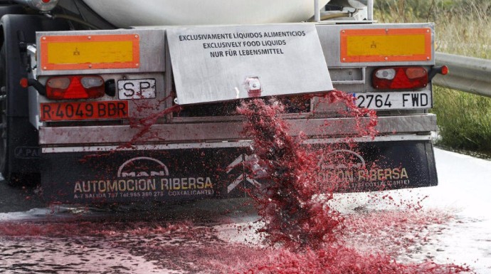 Imagen de archivo del ataque a un camión español.