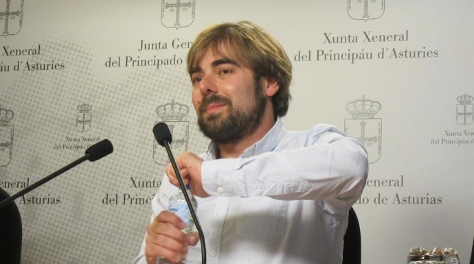 Daniel Ripa, diputado de Podemos en el Parlamento de Asturias.