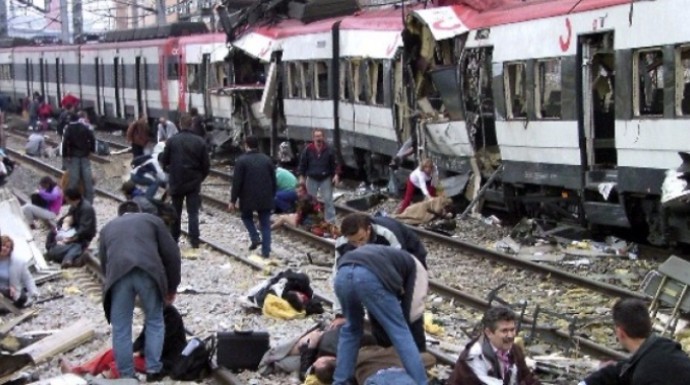 Una imagen de los terribles atentados del 11 de marzo en Madrid.