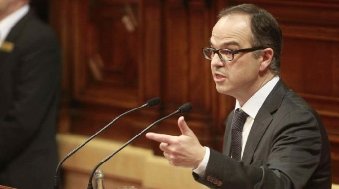El portavoz de la antigua Convergencia en el Parlamento de Cataluña, Jordi Turull.