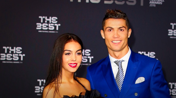 Critiano Ronaldo y su nueva novia, en la Gala de la FIFA.