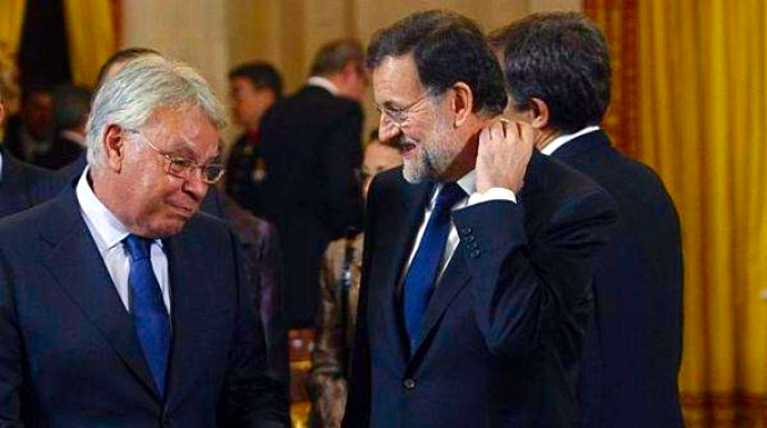 Rajoy y Felipe, que tuvo que acudir dos veces a declarar pero ya cmo ex presidente