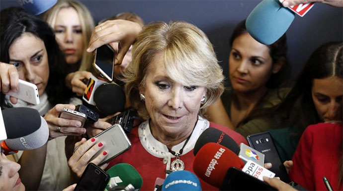 Aguirre llamó a Maillo. A Rajoy le envió un SMS.