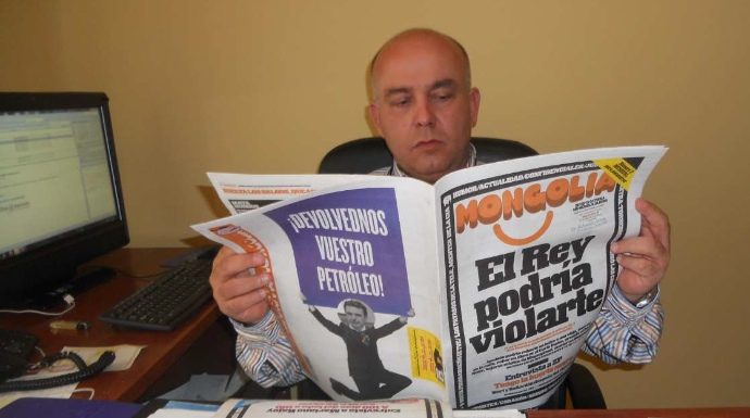 El editor de la revista Mongolia, Gonzalo Boye.
