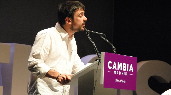 Ramón Espinar, secretario general de Podemos Madrid.