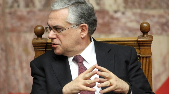 El exprimer ministro de Grecia, Lucas Papademos.
