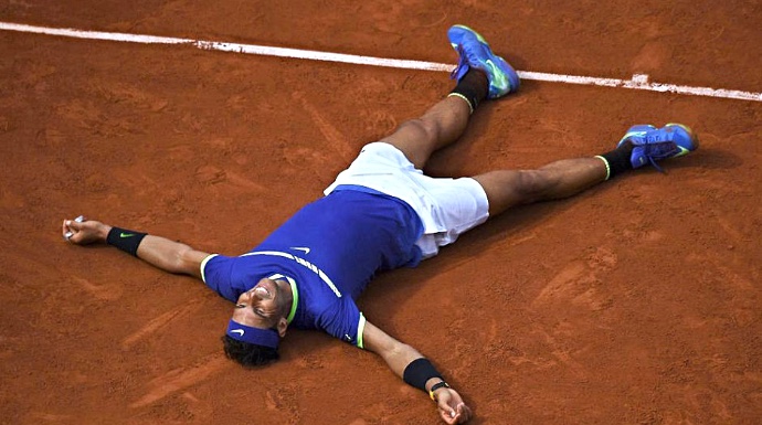 Rafa Nadal, tras ganar su décimo Roland Garros.