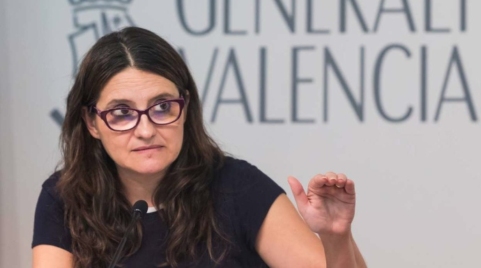 La vicepresidenta valenciana, Mónica Oltra.