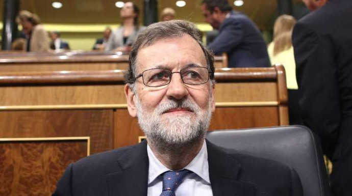 Rajoy, en mayo, en el Congreso
