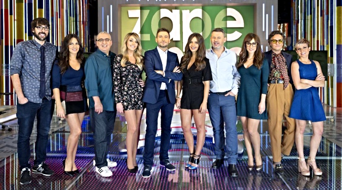 Elenco coral de presentadores de 'Zapeando', en La Sexta.
