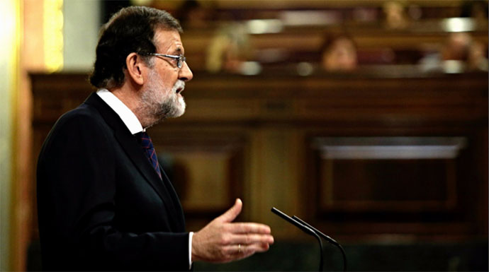 Rajoy durante su comparecencia de este miércoles.