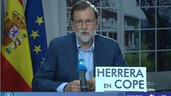 Mariano Rajoy pide un juicio social justo para Zaplana 