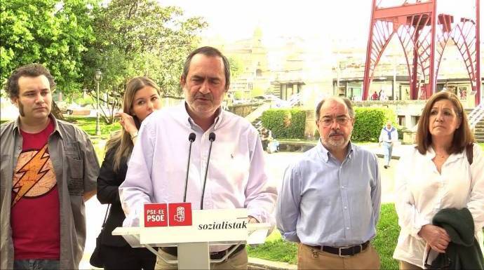 El portavoz del PSOE en Getxo (Vizcaya), Txefo Landa.