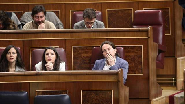Diputados de Podemos, antes de un trasplante