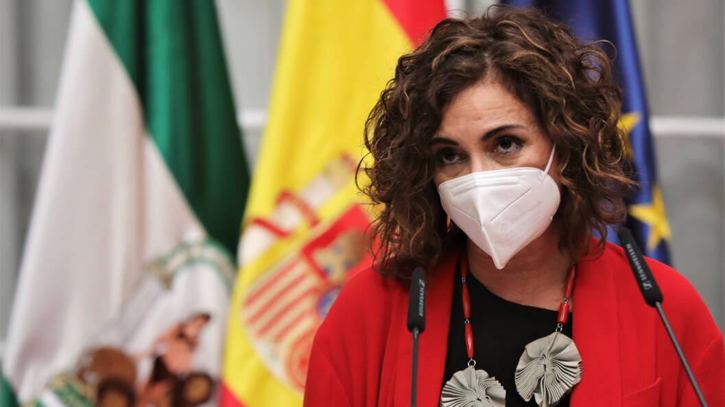 María Jesús Montero el miércoles en Sevilla.
