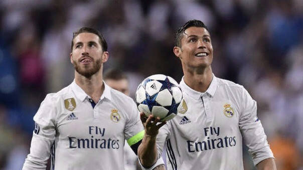 Sergio Ramos y Cristiano Ronaldo, los más retocados