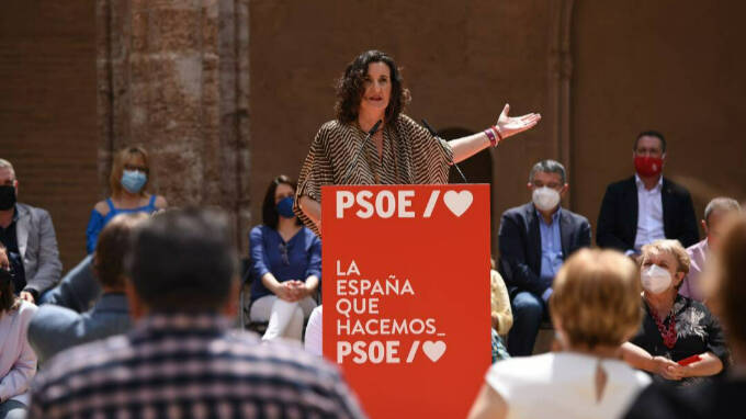 La secretaria general del PSPV-PSOE en la provincia de Valencia, Mercedes Caballero,