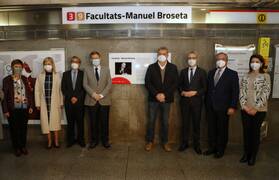 Puig atiza a Vox y el PP en la inauguración de la estación de metro Facultats-Manuel Broseta