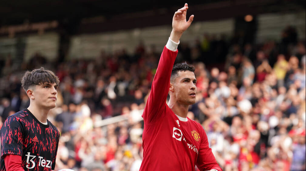 Cristiano Ronaldo, en un partido de la presente temporada con el Manchester United. 