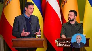 Sánchez financia y avala a la empresa militar española que denuncia Zelenski