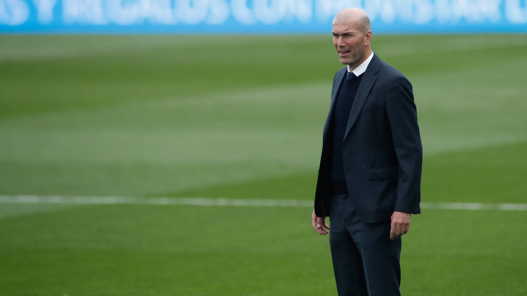Zidane, durante su etapa en el Real Madrid