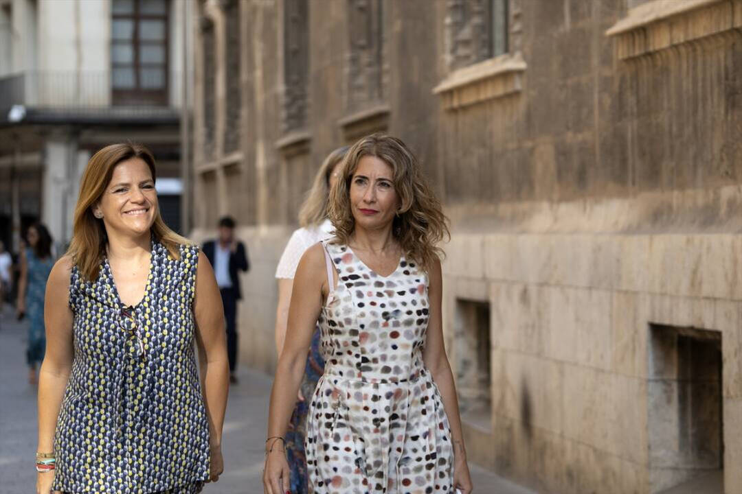 Pilar Bernabé y Raquel Sánchez