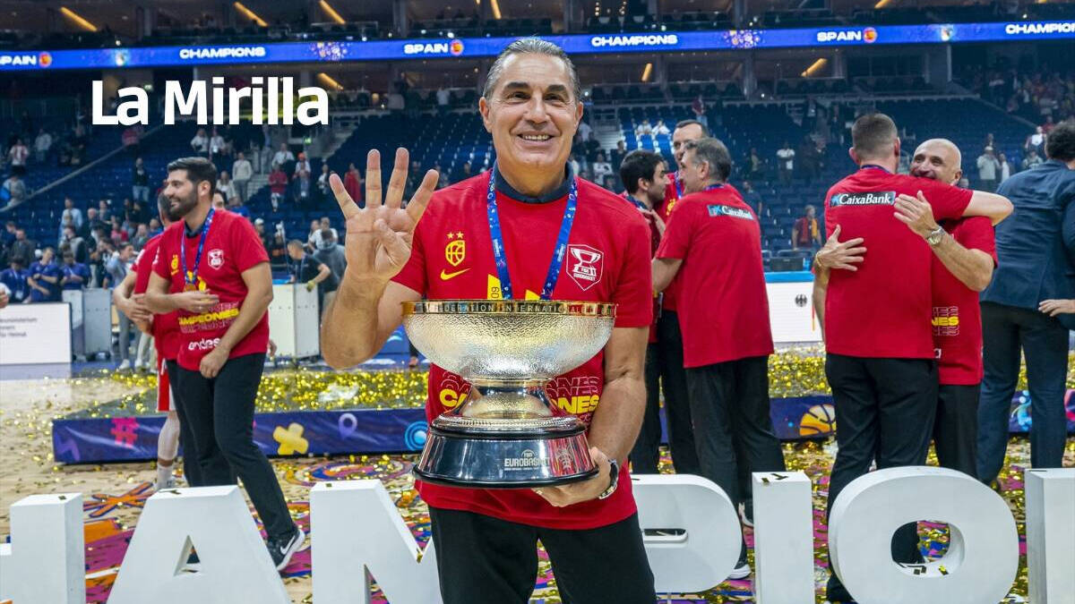 Sergio Scariolo, tras ganar el cuatro Eurobasket de España