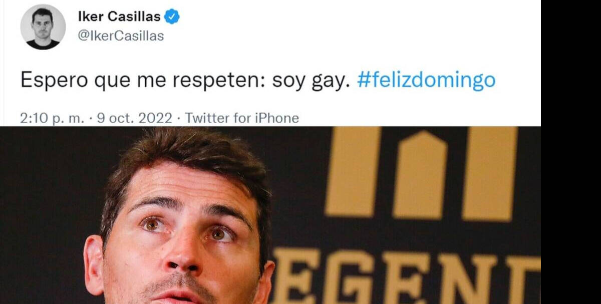 Tweet publicado en la cuenta de Iker Casillas y que, posteriormente, fue borrado. 