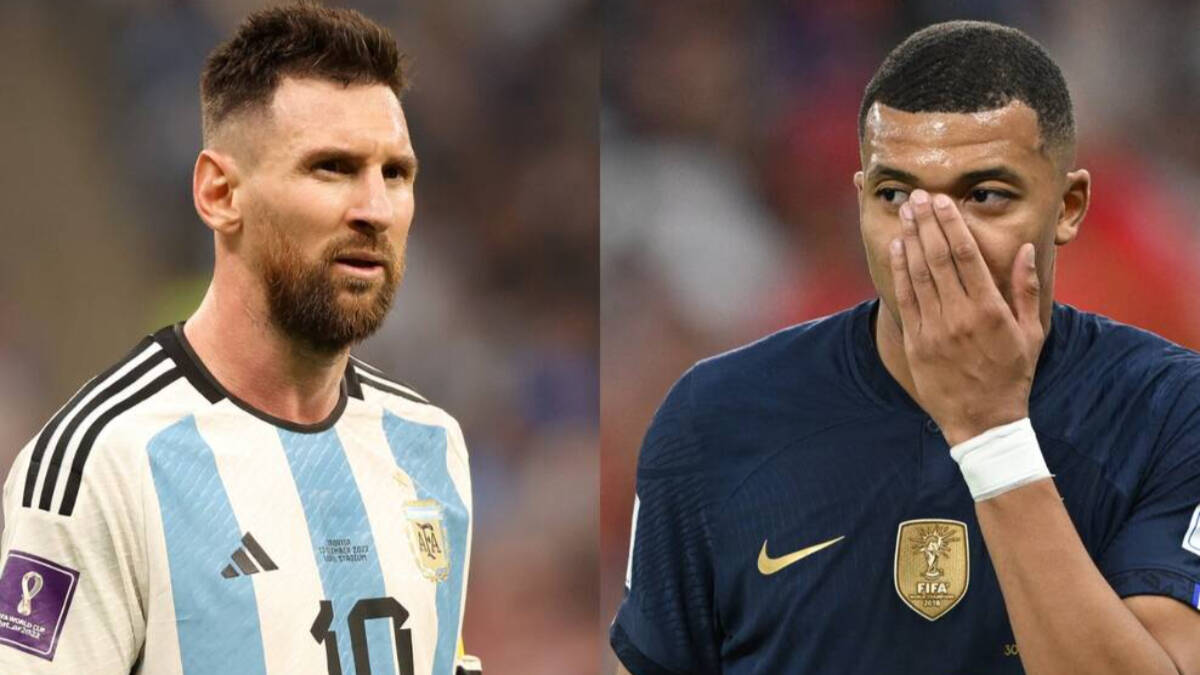 Leo Messi y Kylian Mbappé.