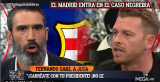 Fernando Sanz le pone las cosas claras a Jota Jordi en El Chiringuito