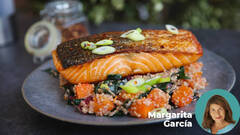 ¡Esta receta de salmón con quinoa se convertirá en tu favorita!
