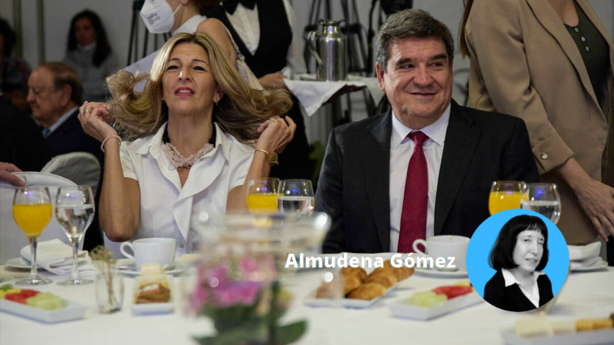 El ministro de Inclusión, Seguridad Social y Migraciones, José Luis Escrivá, y la ministra de Trabajo y Economía Social, Yolanda Díaz.