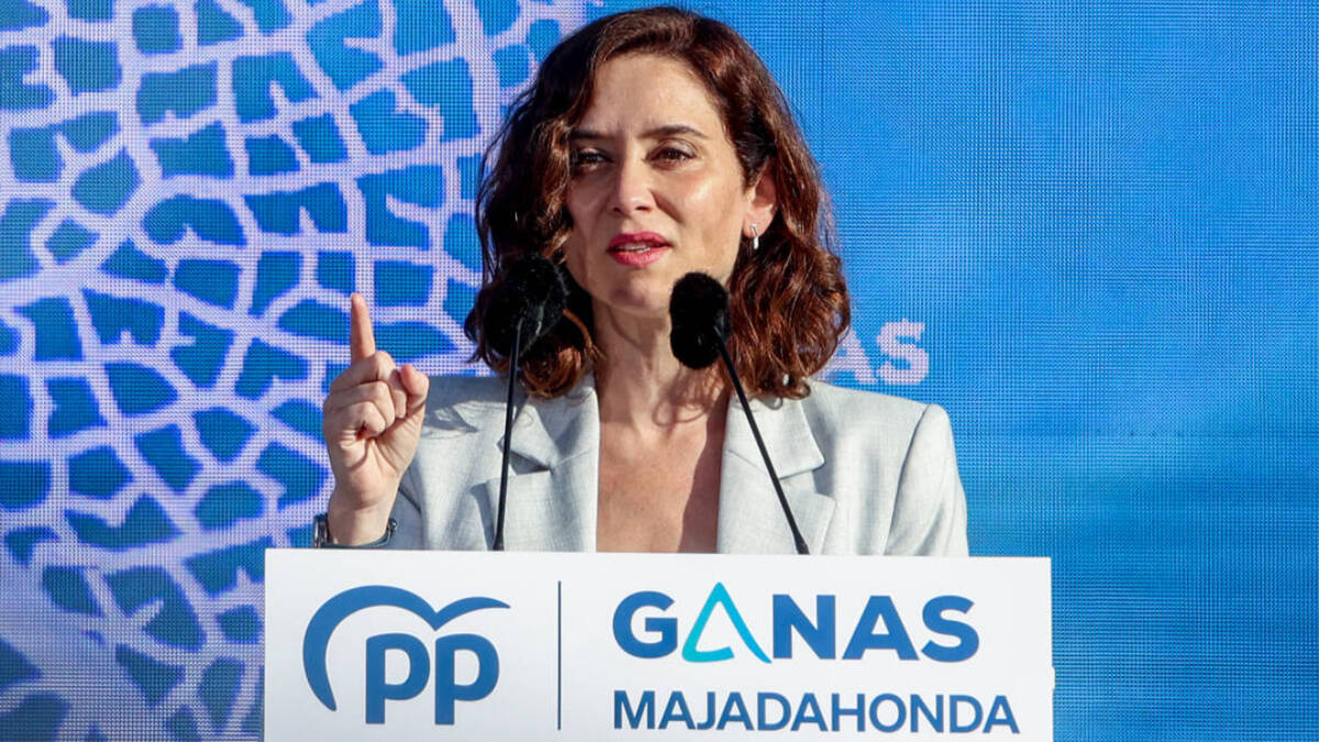 La presidenta de la Comunidad de Madrid y candidata del PP a la reelección el próximo 28M, Isabel Díaz Ayuso.