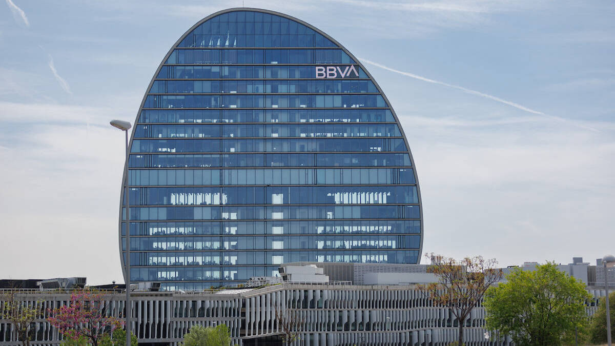 Sede del BBVA en Madrid. Europa Press.